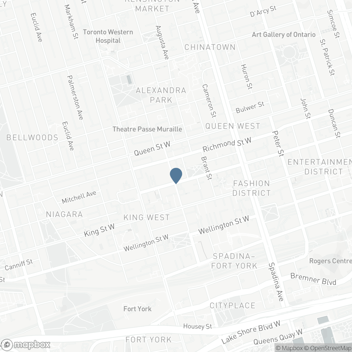 1102 - 123 PORTLAND STREET, Toronto, Ontario M5V 0V9